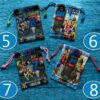 One Piece (12 PCS) Personalized Loot Bags, Favor Bags, Pouch