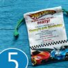 Canvas drawstring pouch with Hot Wheels design, perfect for birthday souvenirs and giveaways.