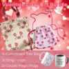 Valentine’s Day Gift Set with Personalized Tote Bag, Sling Pouch, and Magic Mugs