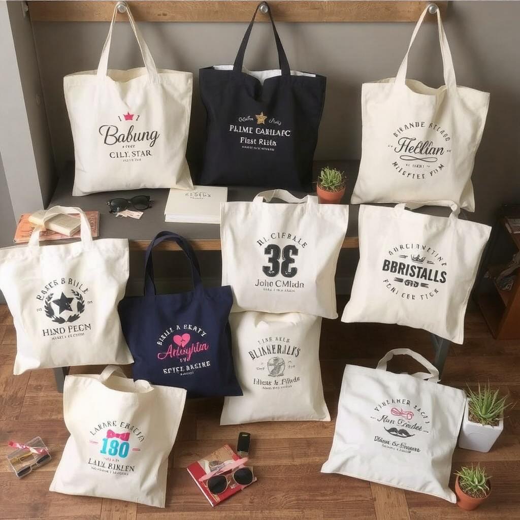 Personalized Tote Bags with Custom Designs and Customizable Options