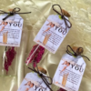 Dried Flowers in Mini Cork Bottle Wedding Souvenirs