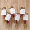 Dried Flowers in Mini Cork Bottle Wedding Souvenirs