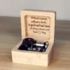 Engraved Wooden Music Box – Personalized Photo Gift