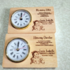 Personalized Wooden Desk Clock – Christening Souvenir & Giveaway